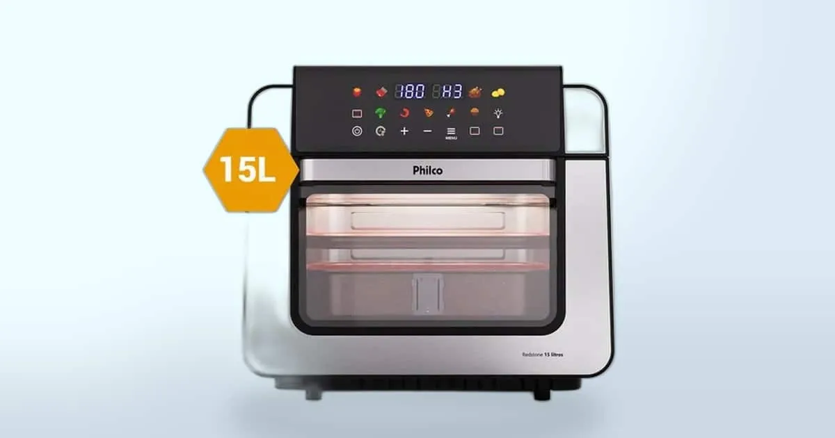 Air Fryer de 15 litros com dupla resistência: a Philco PAF15B vale o investimento?
