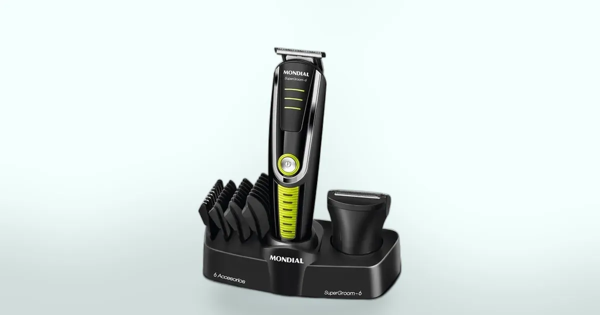Esse Aparador de Pelos da Mondial caiu 55% e pode ser o kit de grooming mais completo pelo preço