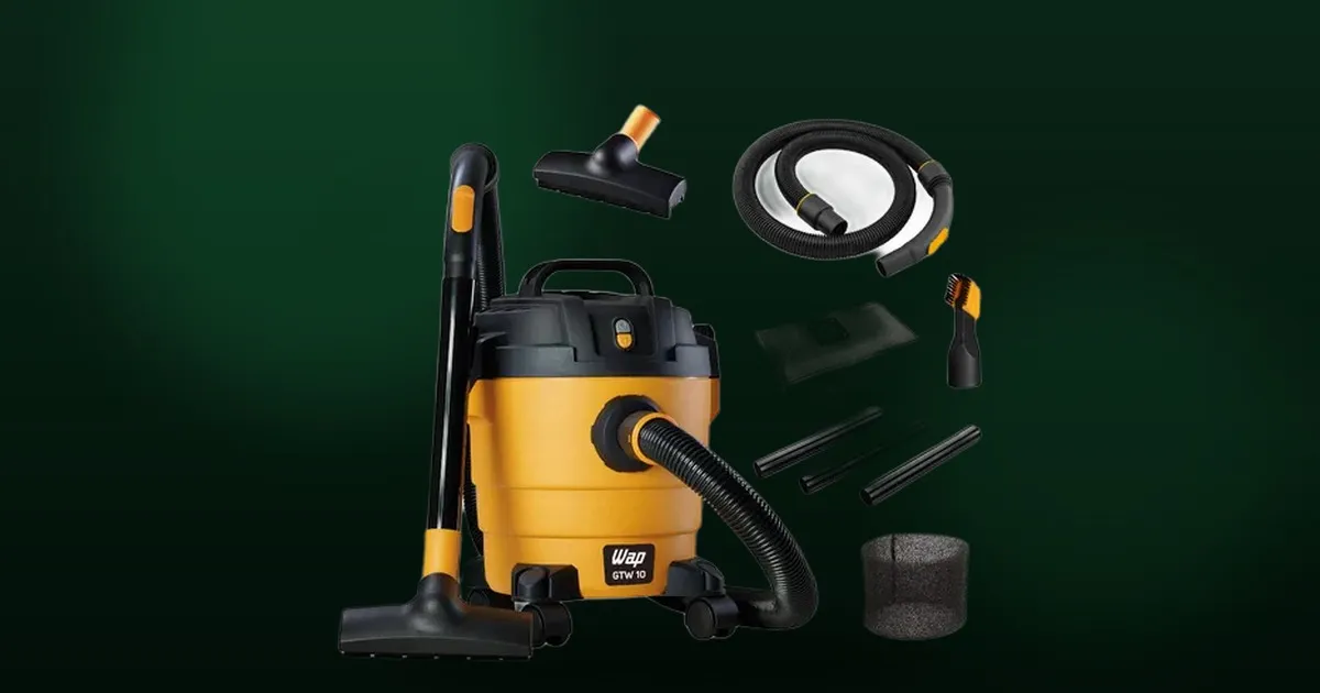 56% OFF: o aspirador WAP GTW 10 que aspira água e ainda sopra está por R$ 209 no Mercado Livre