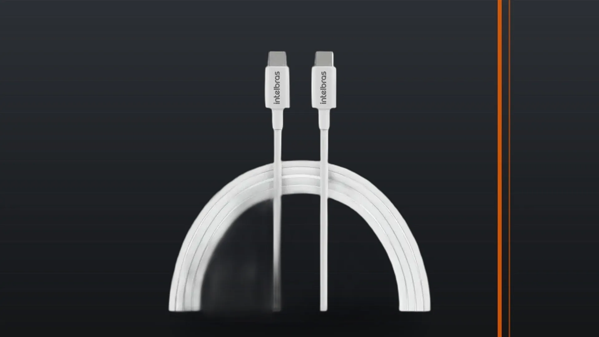 51% OFF: cabo USB-C Intelbras de 1,2m cai para R$ 18,49 e entrega carregamento rápido de 3A