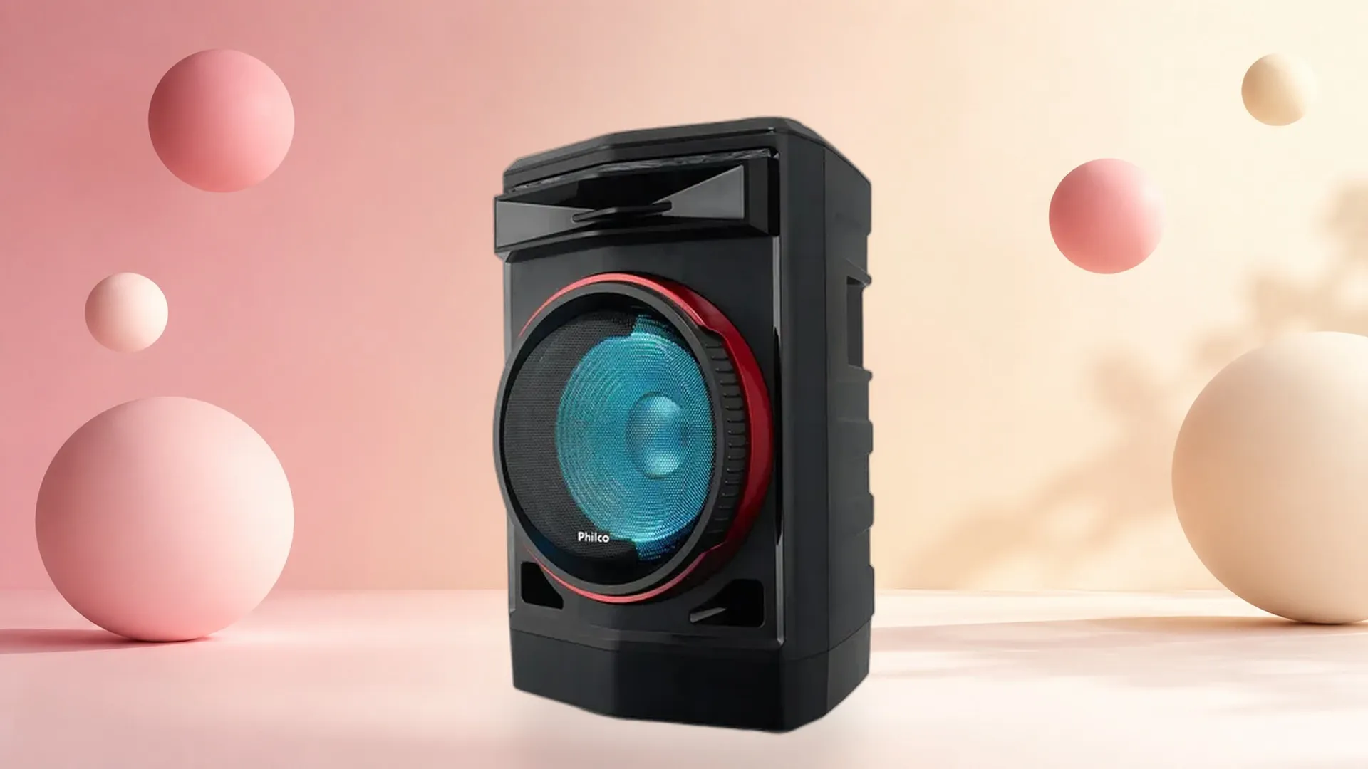 Philco PCX7100 com 750W e Flash Lights despenca 55% e chega a R$ 539 — festa em casa por menos