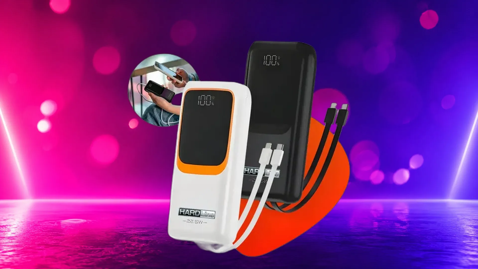 R$ 64 com 50% OFF: o power bank 20000mAh com display digital que carrega qualquer celular em turbo