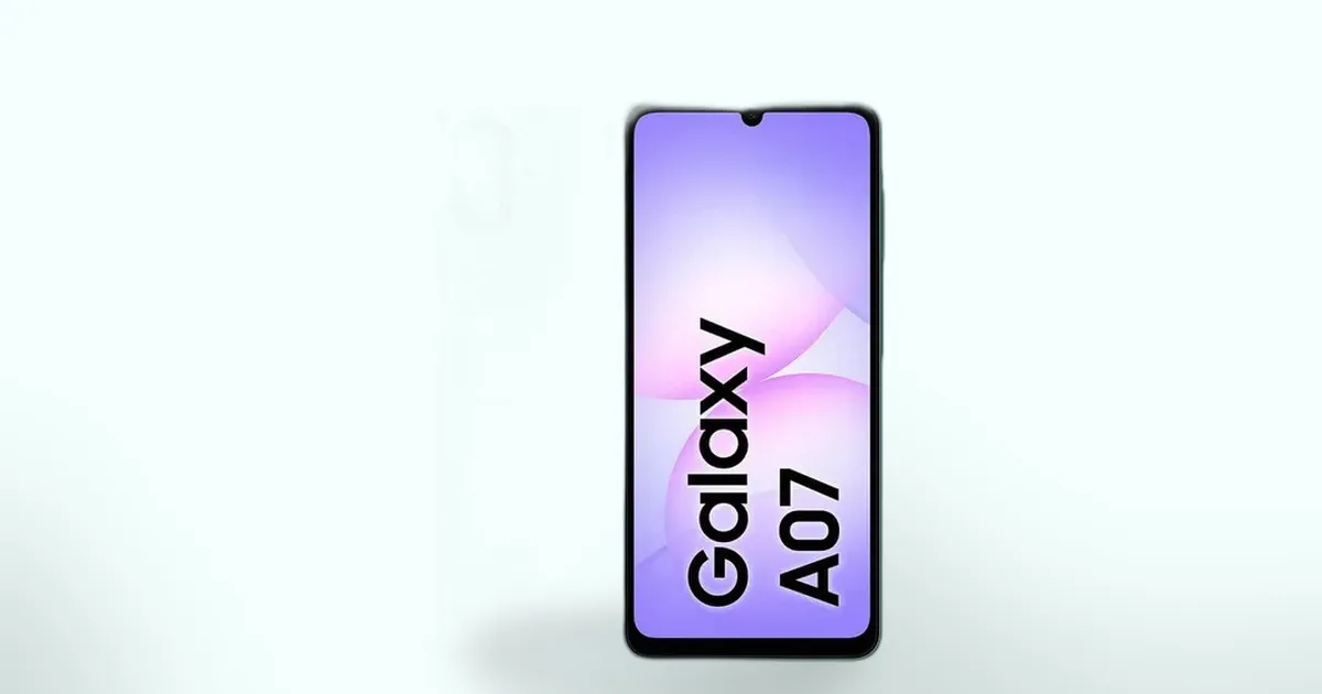 Samsung Galaxy A07 com 256GB e câmera de 50MP despenca 55% no Pix — vale muito a pena?