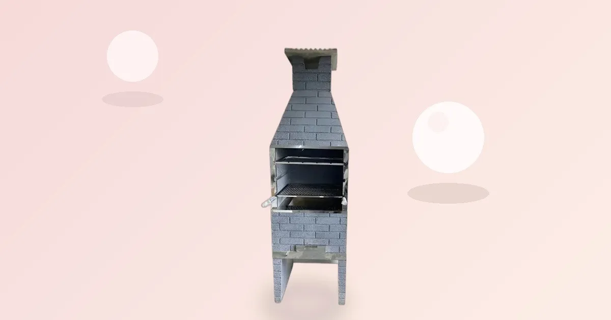 Churrasqueira pré-moldada com 19% OFF: estrutura robusta em concreto que transforma qualquer área gourmet
