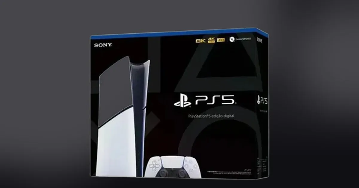 PS5 Slim Digital com 22% OFF no Pix: o console Sony mais acessível do momento