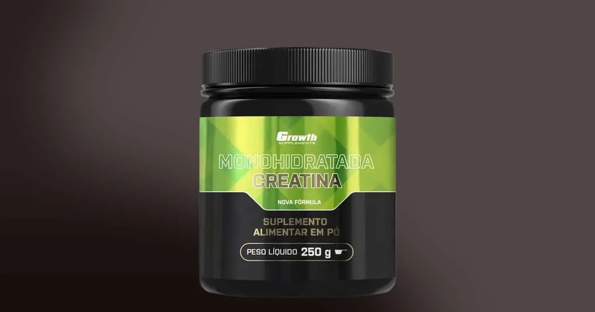 Creatina Growth Supplements cai para R$ 39,90 e surpreende com desconto de 38%