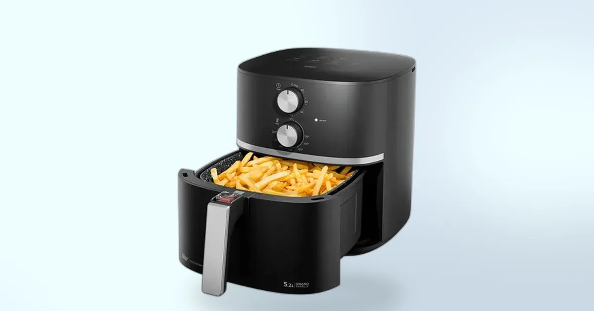 Air Fryer WAP Grand 5,2L com 33% OFF no Pix: vale a pena para famílias?