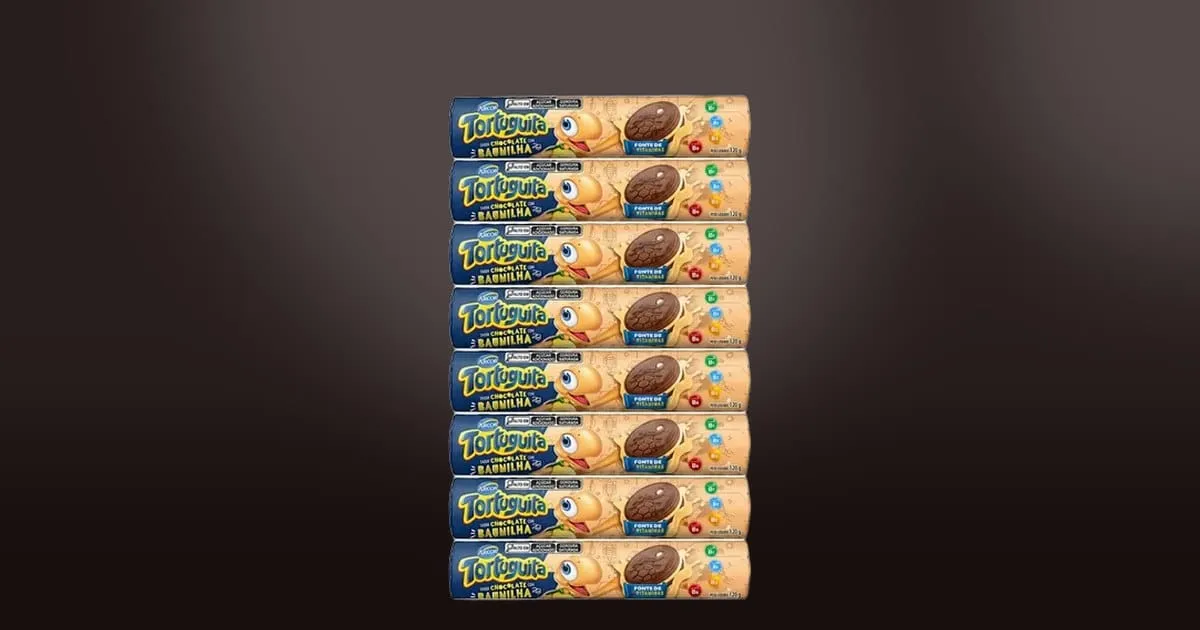 Tortuguita pela metade do preço: kit com 10 biscoitos sai por menos de R$ 3 cada