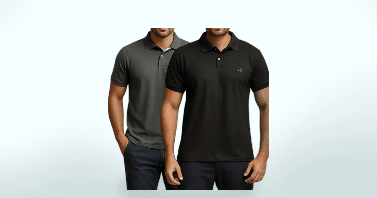 Duas Polo Piquet Premium por Menos de R$ 60? Esse Kit Masculino Está com 32% OFF