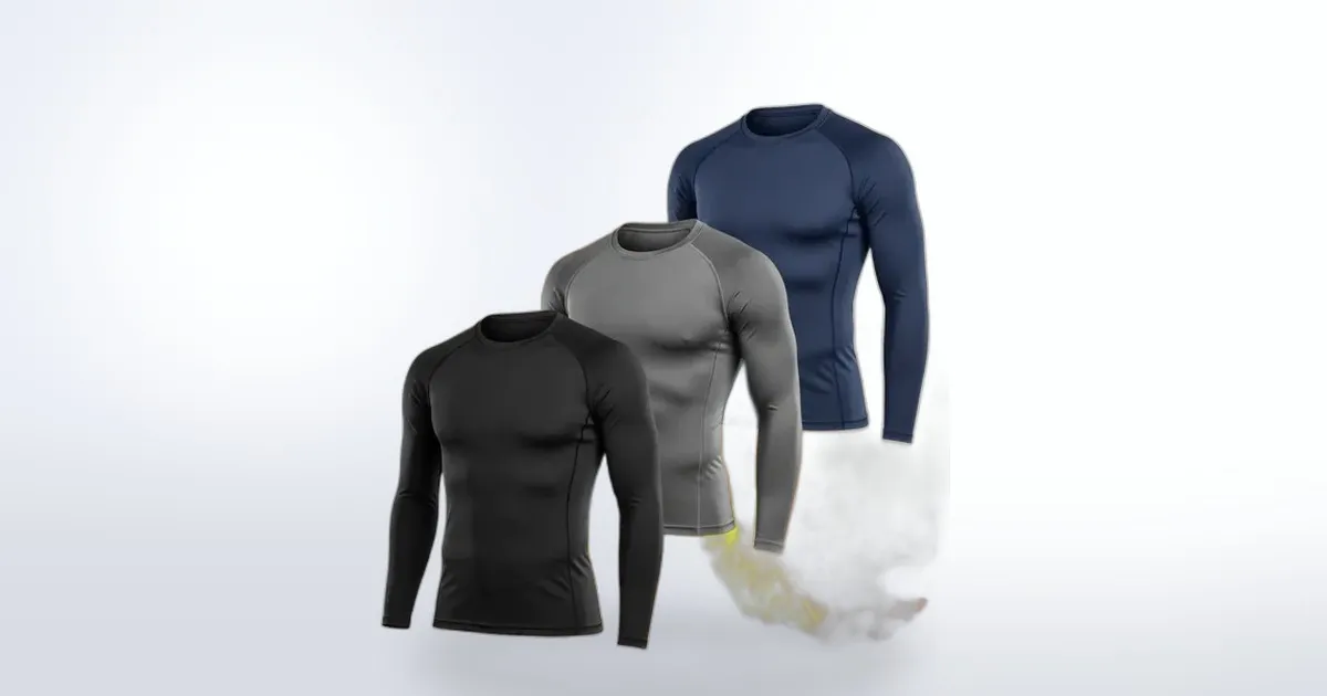 55% OFF: kit com 3 camisas térmicas UV50 por menos de R$ 60 é oportunidade rara