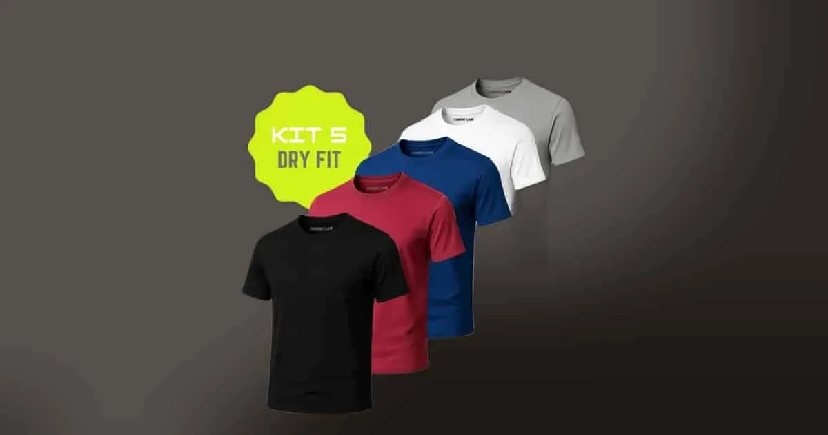 Cinco camisetas térmicas por menos de R$ 60: a oportunidade que quem treina estava esperando