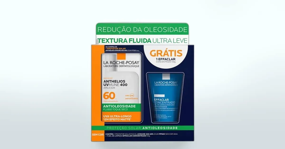 22% OFF: o kit La Roche-Posay que une proteção solar e controle de oleosidade vale a pena?