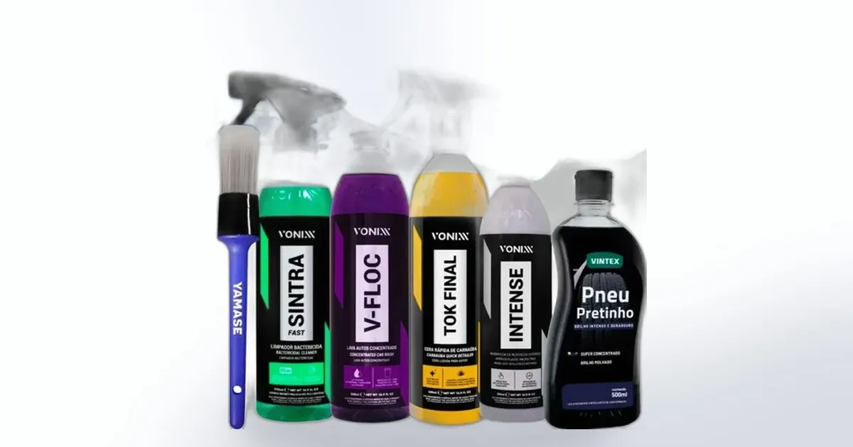 Kit completo de lavagem automotiva Tok Final por R$ 178,79: custo-benefício que impressiona