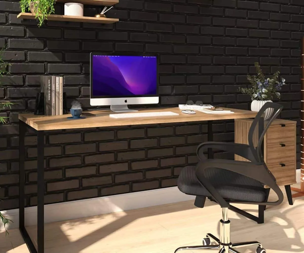 Oferta Mercado Livre: Mesa Escrivaninha Industrial: Conheça uma Opção Estilosa e Funcional para Seu Espaço