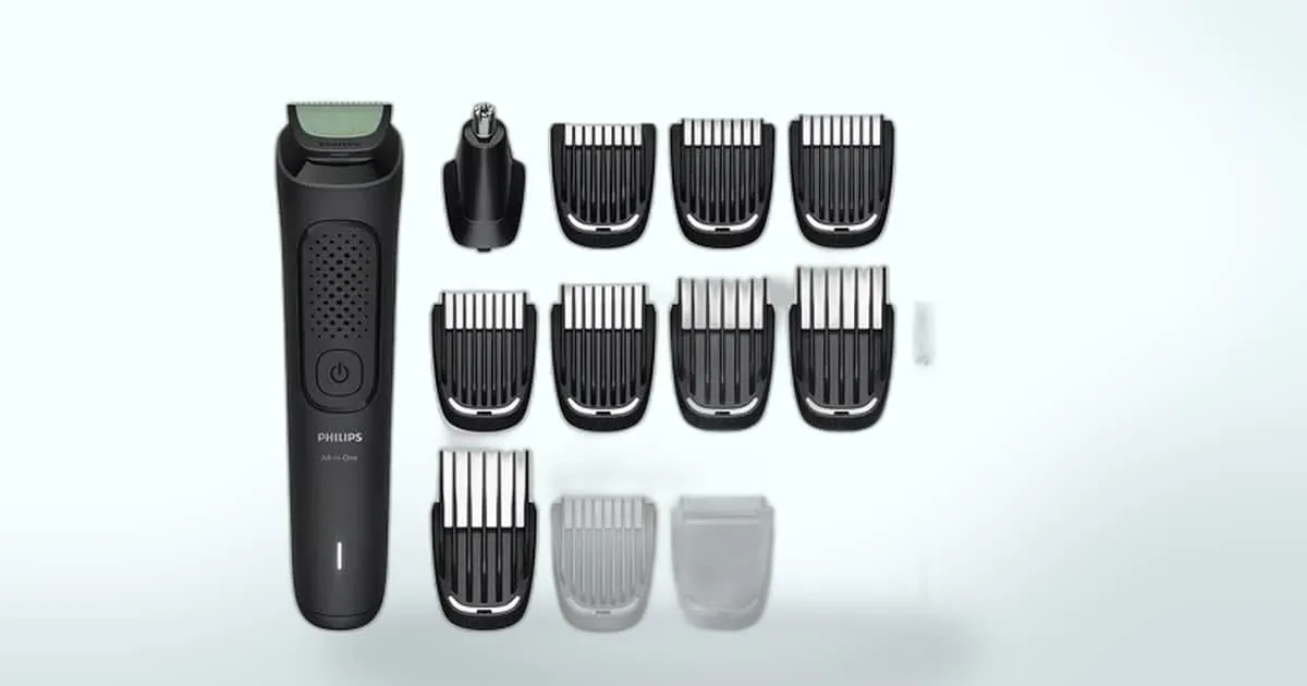 36% OFF no Philips Multigroom MG3921/15: o kit completo de 12 acessórios que vale cada centavo