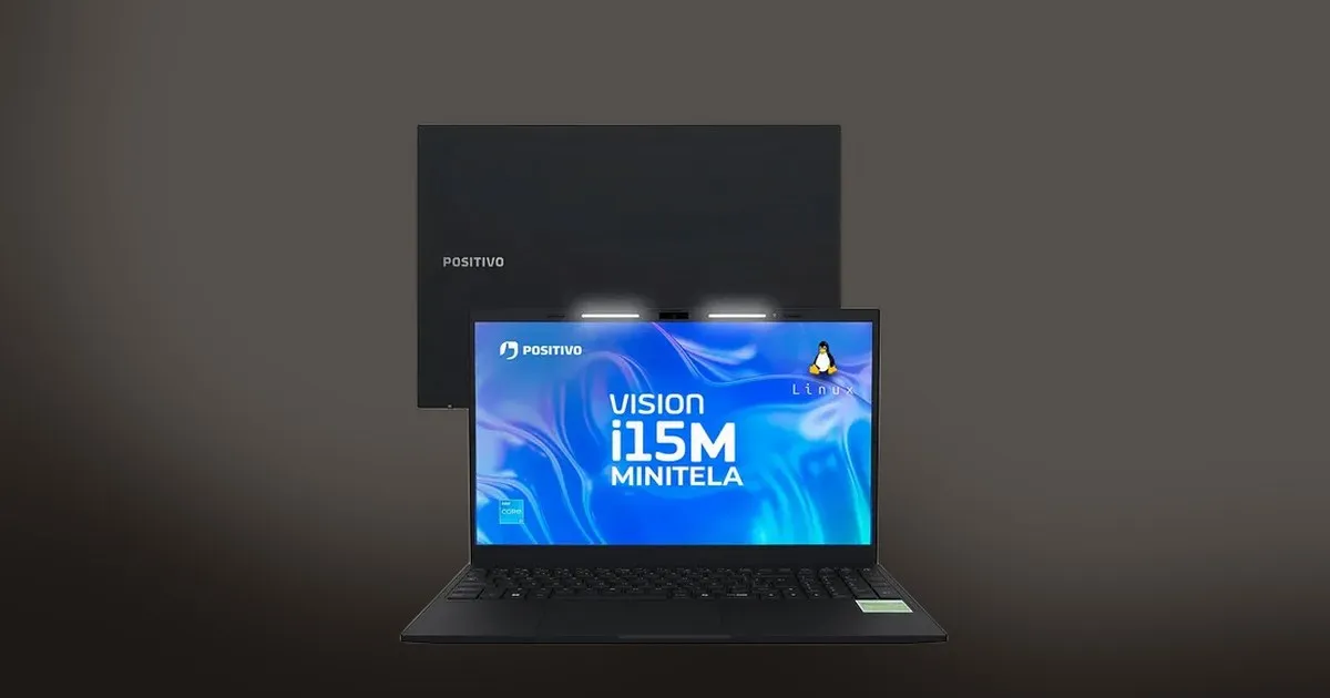 Notebook Positivo com Intel Core i3 cai para menos de R$ 1.600 no Pix e surpreende pelo custo-benefício