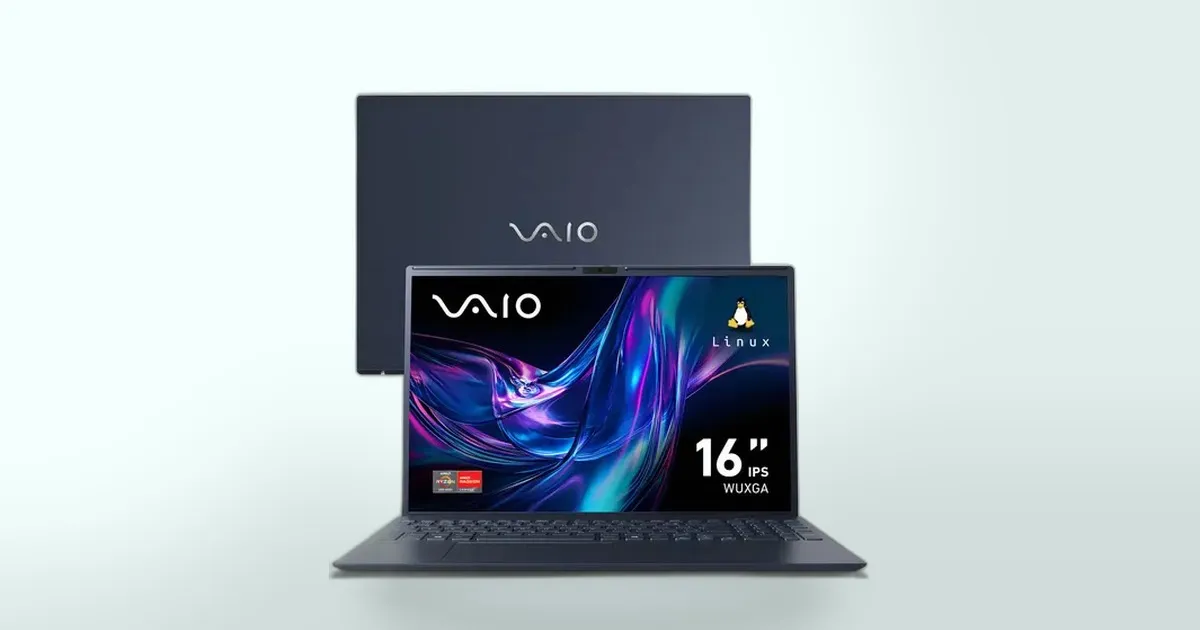 Vaio FE16 com Ryzen 7 e 28% OFF: o notebook intermediário que surpreende pelo preço
