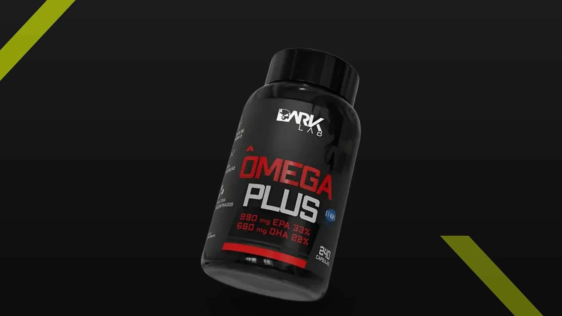 70% OFF: Omega Plus 240 Caps Dark Lab atinge o menor preço já visto no Mercado Livre