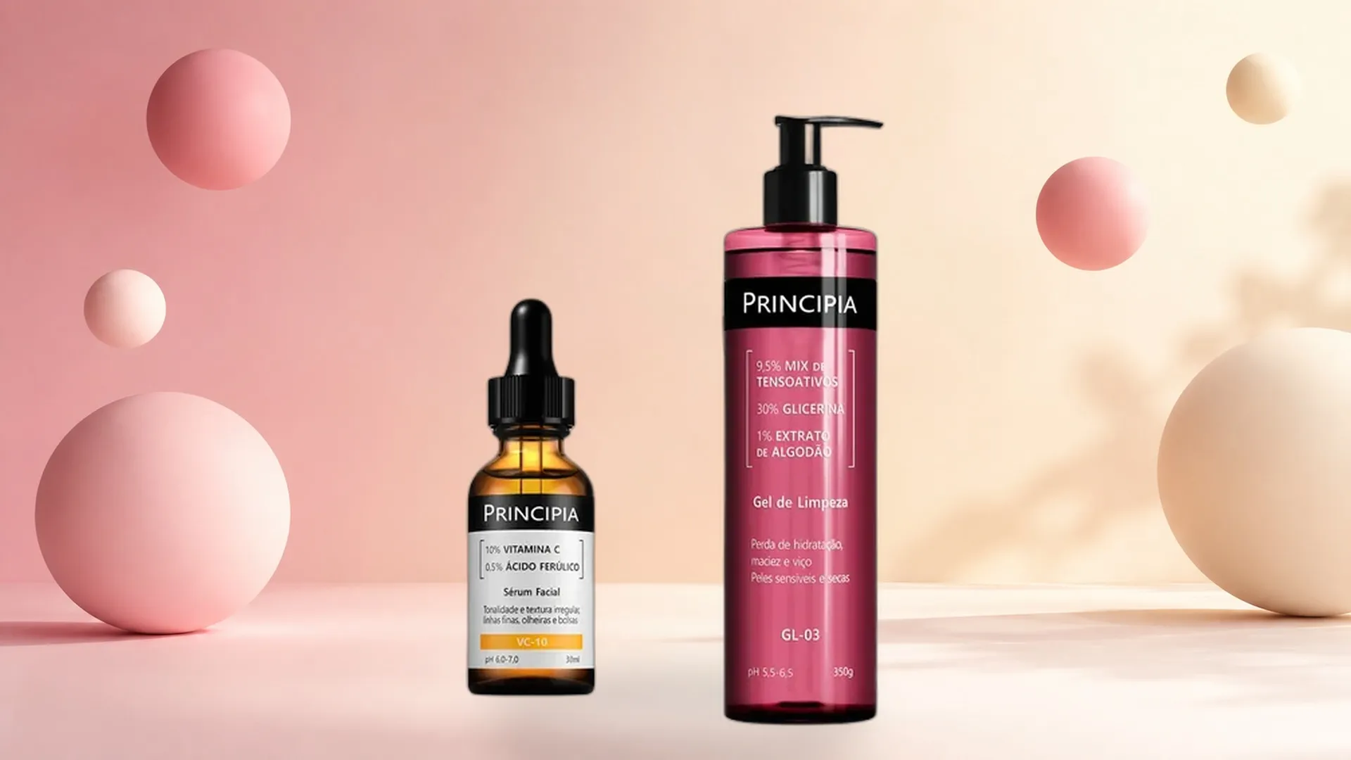 39% OFF: kit Principia com 4 produtos veganos para pele sensível custa R$ 128 no Mercado Livre