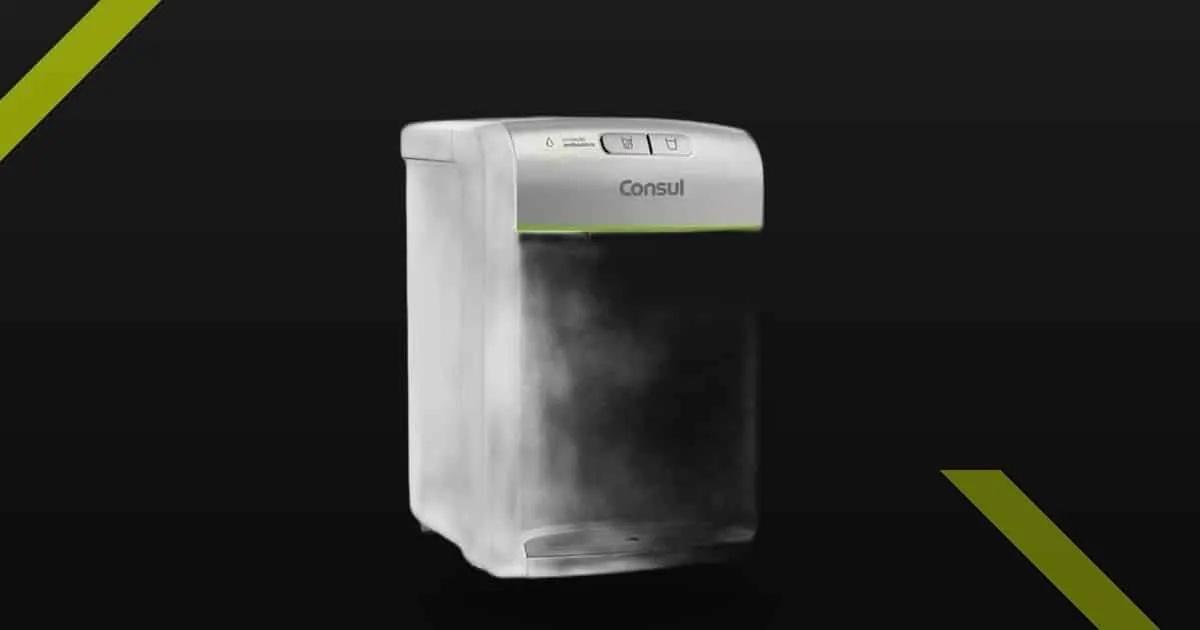 Purificador Consul por R$ 414,02: água gelada e proteção antibactérias fazem esse modelo se destacar