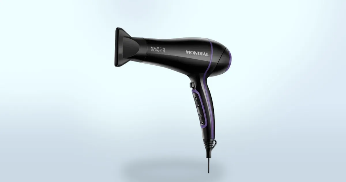 Secador Mondial 2000W com 36% OFF: o custo-benefício que está chamando atenção no Mercado Livre