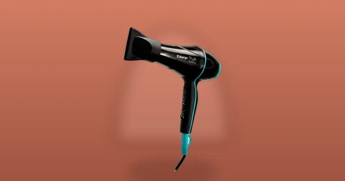 Secador profissional por menos de R$ 210? O Taiff Style 2000W chama atenção pelo custo-benefício