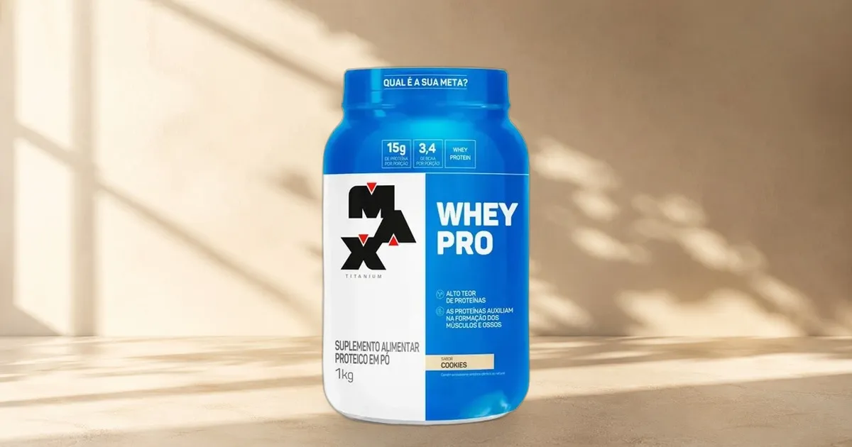 Whey barato ou boa pedida? Pro Max Titanium 1kg por R$ 70,90 chama atenção