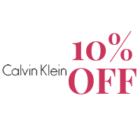 10% OFF em calvin klein