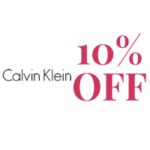 10% OFF em calvin klein