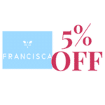 5% de desconto em qualquer compra na francisca joias