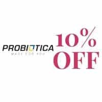cupom probiótica com 10% de desconto