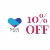 10 porcento de desconto no site nutrição e você
