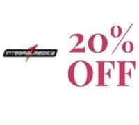 cupom de desconto com 20% de desconto na Integralmedica